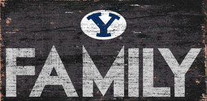 BYU Cougars Family Wood Sign