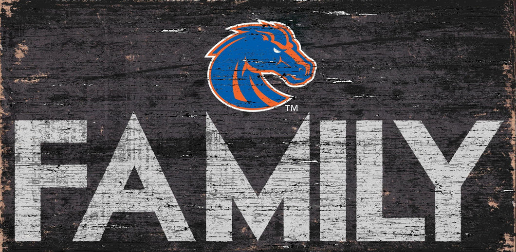Boise State Broncos Family Wood Sign - 12
