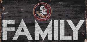 Florida State Seminoles Family Wood Sign