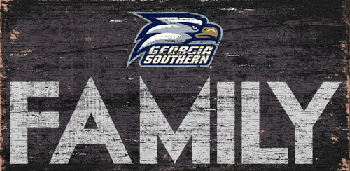 Georgia Southern Family Wood Sign