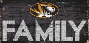 Missouri Tigers  Family Wood Sign