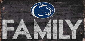 Penn State Nittany Lions Family Wood Sign