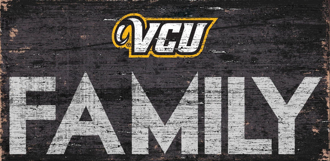 VCU  Rams Family Wood Sign - 12