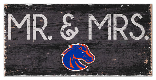 Boise State Broncos Mr. & Mrs. Wood Sign - 6