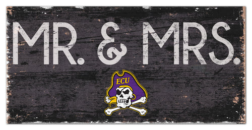 ECU Pirates Mr. & Mrs. Wood Sign - 6