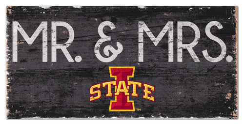 Iowa State Cyclones Mr. & Mrs. Wood Sign - 6