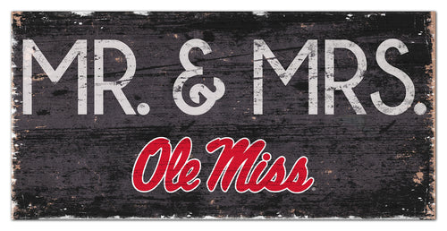 Ole Miss Rebels Mr. & Mrs. Wood Sign - 6