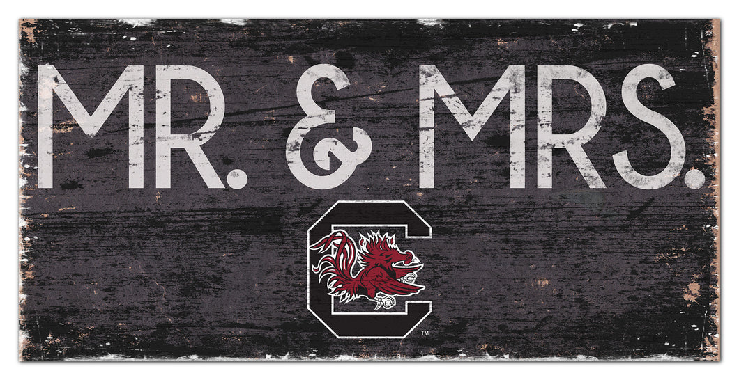  South Carolina Gamecocks Mr. & Mrs. Wood Sign - 6