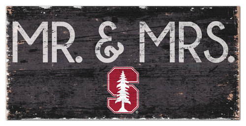 Stanford Cardinal Mr. & Mrs. Wood Sign - 6