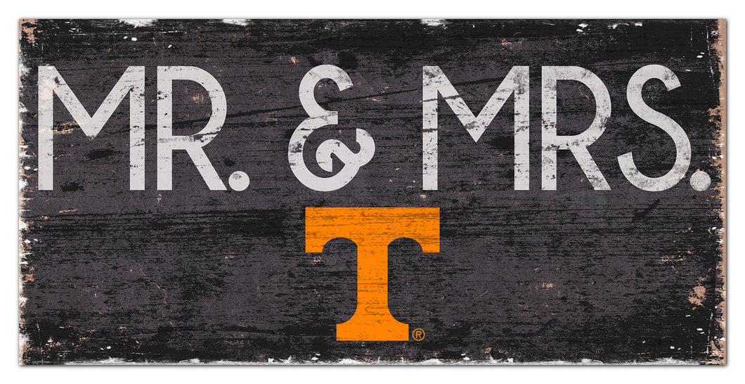 Tennessee Volunteers Mr. & Mrs. Wood Sign - 6