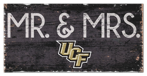 UCF Golden Knights Mr. & Mrs. Wood Sign - 6