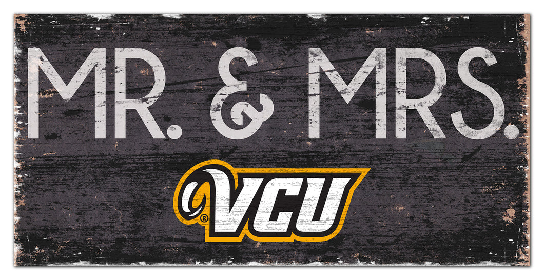 VCU Rams Mr. & Mrs. Wood Sign - 6