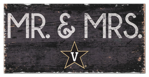 Vanderbilt Commodores Mr. & Mrs. Wood Sign - 6