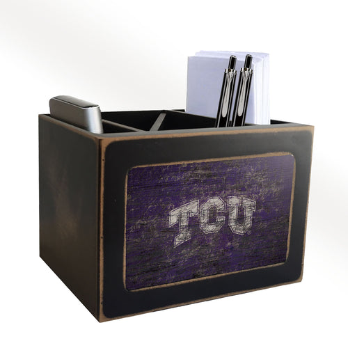 TCU Horned Frogs Desktop Organizer