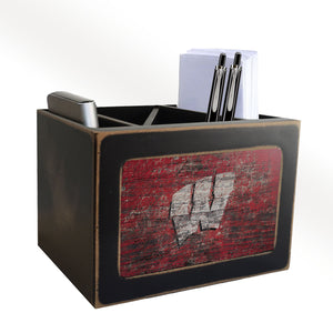 Wisconsin Badgers Desktop Organizer