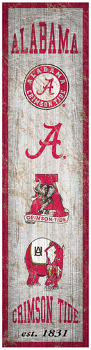 Alabama Crimson Tide Heritage Banner Wood Sign - 6