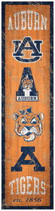 Auburn Tigers Heritage Banner Wood Sign - 6"x24"