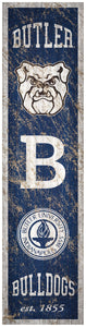 Butler Bulldogs Heritage Banner Wood Sign - 6"x24"
