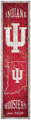 Indiana Hoosiers Heritage Banner Wood Sign - 6