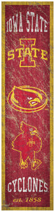 Iowa State Cyclones Heritage Banner Wood Sign - 6"x24"