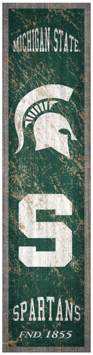 Michigan State Spartans Heritage Banner Wood Sign - 6