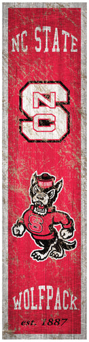 NC State Wolfpack Heritage Banner Wood Sign - 6