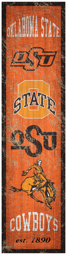 Oklahoma State Cowboys Heritage Banner Wood Sign - 6