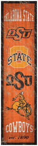 Oklahoma State Cowboys Heritage Banner Wood Sign - 6"x24"