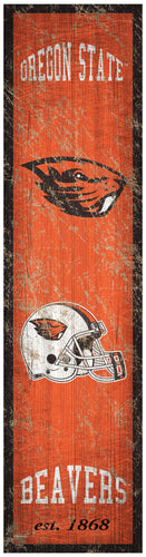 Oregon State Beavers Heritage Banner Wood Sign - 6