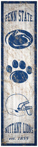 Penn State Nittany Lions Heritage Banner Wood Sign - 6"x24"