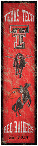 Texas Tech Red Raiders Heritage Banner Wood Sign - 6"x24"