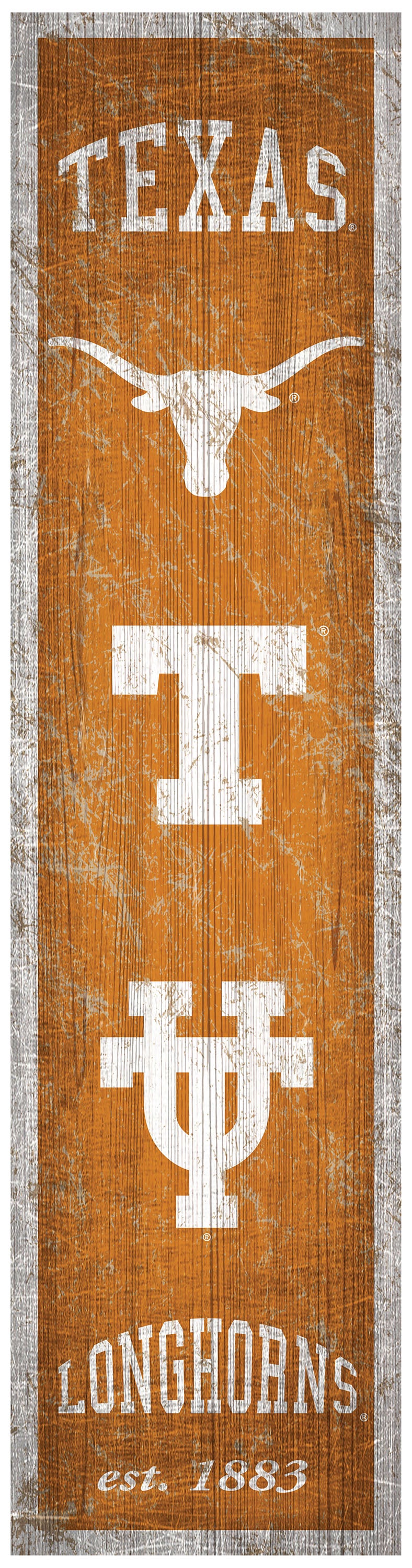 Texas Longhorns Heritage Banner Wood Sign - 6