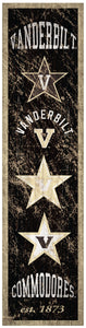 Vanderbilt Commodores Heritage Banner Wood Sign - 6"x24"