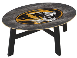 Missouri Tigers Distressed Wood Coffee Table