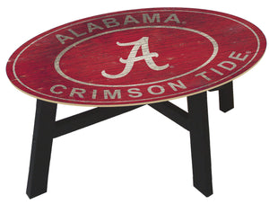 Alabama Crimson Tide Heritage Logo Wood Coffee Table
