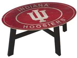 Indiana Hoosiers Heritage Logo Wood Coffee Table