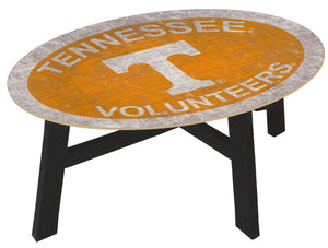 Tennessee Volunteers Color Logo Wood Coffee Table