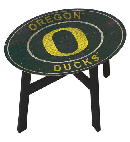 Oregon Ducks Heritage Logo Side Table