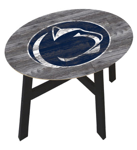 Penn State Nittany Lions Distressed Wood Logo Side Table
