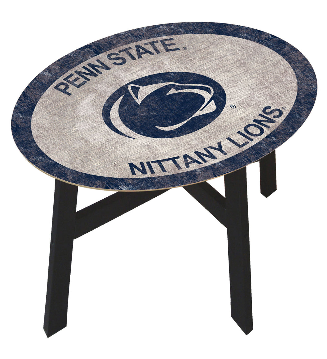 Penn State Nittany Lions Color Logo Wood Side Table