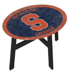 Syracuse Orangemen Color Logo Wood Side Table