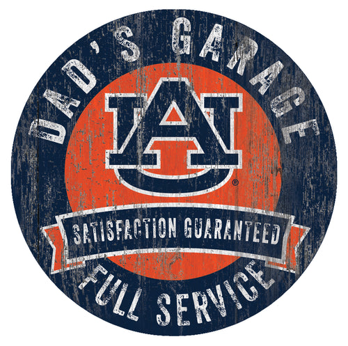 Auburn Tigers Dad's Garage Sign