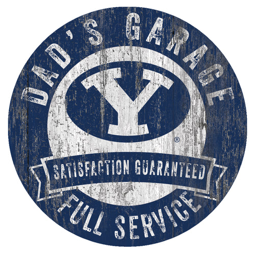 BYU Cougars Dad's Garage Sign