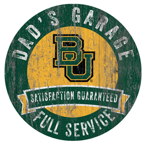 Baylor Bears Dad's Garage Sign
