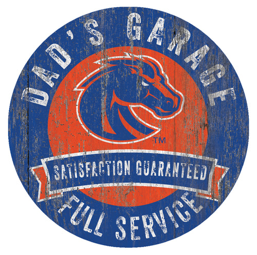Boise State Broncos Dad's Garage Sign