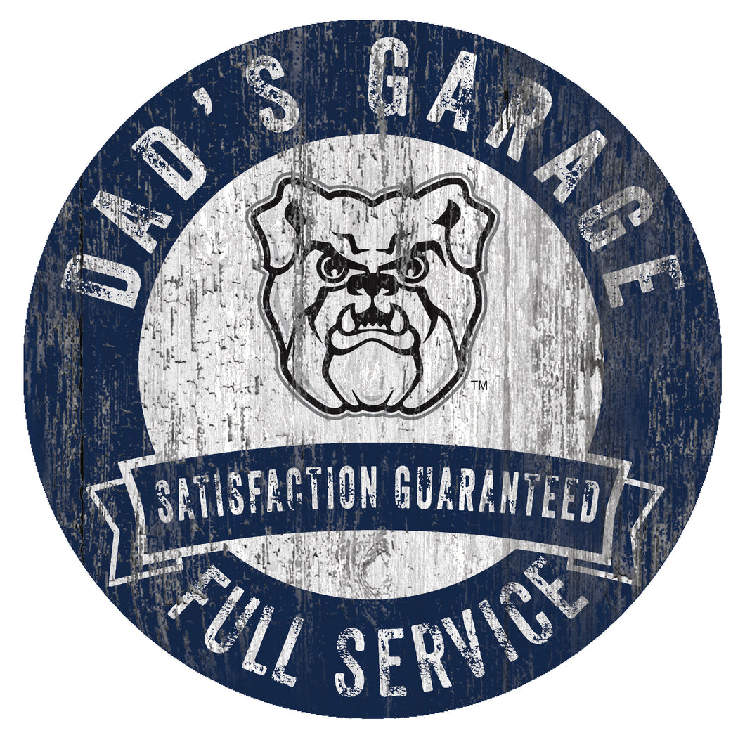 Butler Bulldogs Dad's Garage Sign