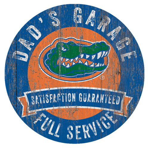 Florida Gators Dad's Garage Sign