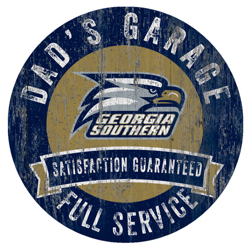 Georgia Southern Eagles Dad's Garage Sign
