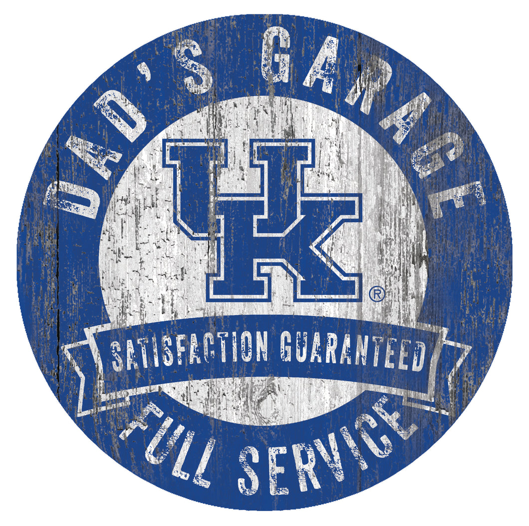 Kentucky Wildcats Dad's Garage Sign