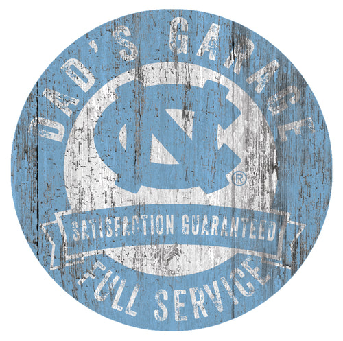 North Carolina Tar Heels Dad's Garage Sign